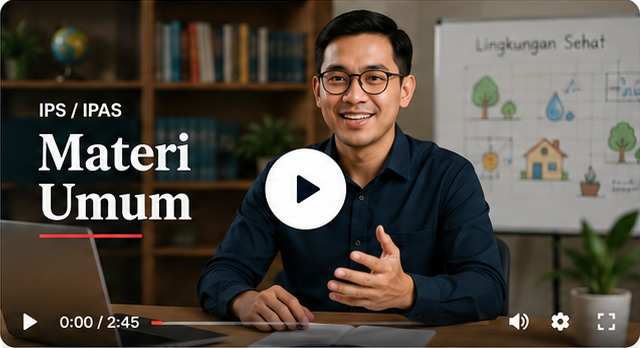 Preview video guru menjelaskan materi IPS IPAS Materi Umum
